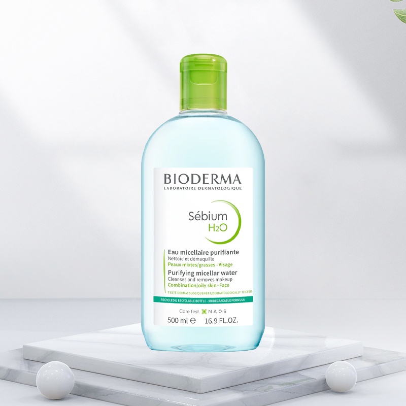 商品Bioderma|Bioderma贝德玛蓝水净妍控油洁肤液卸妆水500ML,价格¥157,第2张图片详细描述