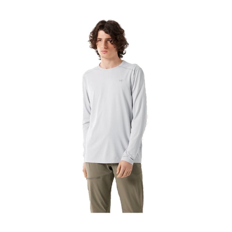 商品Arc'teryx|ARCTERYX始祖鸟 CORMAC CREW 男士长袖白色T恤,价格¥606,第7张图片详细描述
