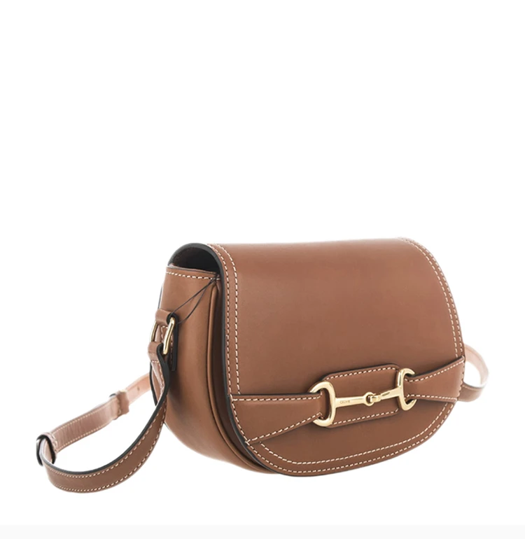商品[国内直发] Celine|Celine 赛琳 啡色皮革女士单肩包 191363-BUU-04LU,价格¥20028,第7张图片详细��描述