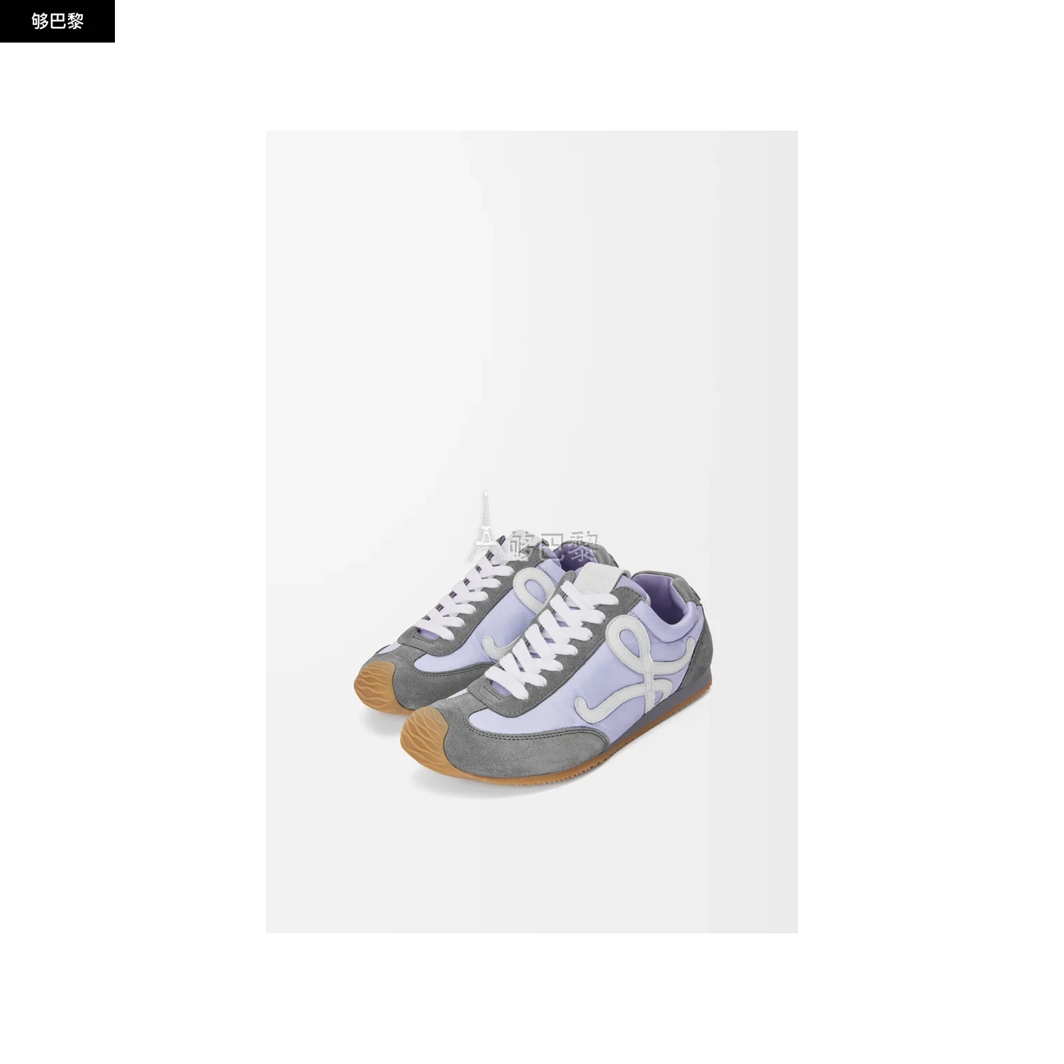 商品Loewe|【预售】 罗意威 25春夏 女士 休闲运动鞋 Ballet Runner 2.0 in nylon and calfskin LLBR282X02-4867 ,价格¥6914,第5张图片详细描述