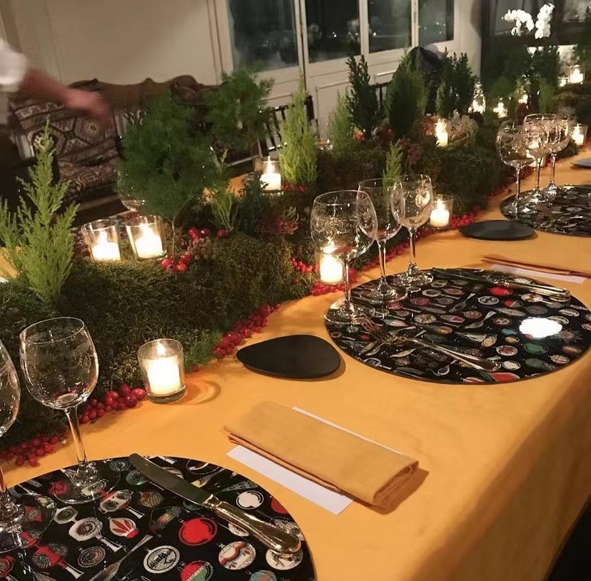 商品La Corallina|【国内直发】La Corallina 珂若琳娜童趣系列Natale Four Season五星级酒店餐垫杯垫,价格¥409,第4张图片详细描述