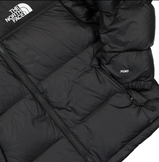 商品The North Face|北面THE NORTH FACE 1996系列 纯色宽松可隐藏连帽 含羽绒外套 男款 黑色（香港仓发货）,价格¥2621,第6张图片详细描述