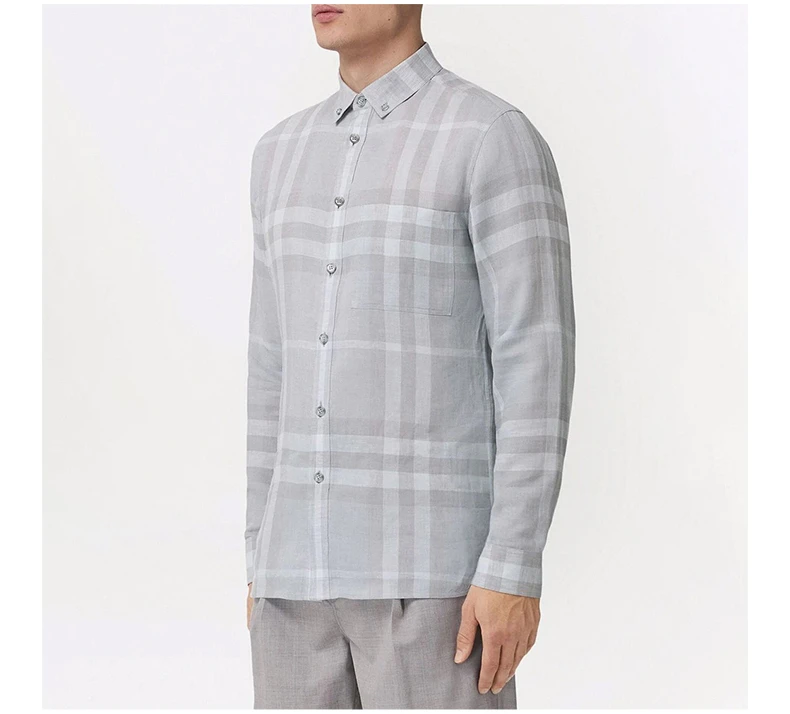 商品Burberry|BURBERRY 格纹男士衬衫 8050998,价格¥3117,第5张图片详细描述