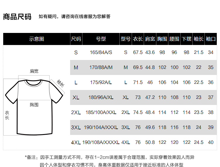 商品[国内直发] HLA|HLA/海澜之家三国系列多色短袖T恤2022夏新宽松圆领透气上衣男,价格¥79,第4张图片详细描述