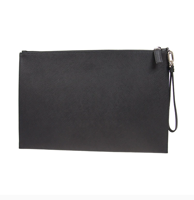 商品[国内直发] Prada|Prada 普拉达 男士黑色手拿包 2NH001-PN9-F0002,价格¥10254,第6张图片详细描述