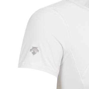 商品DESCENTE|【享贝家】DESCENTE 迪桑特 纯色侧肩小标短袖T恤 白色 SM322PTS71-WHGR（现采购商品，下单后12天内发货）,价格¥369,第10张图片详细描述
