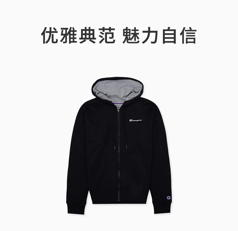 商品[国内直发] CHAMPION|CHAMPION 黑色男士卫衣/帽衫 GF91H-Y08160-BKC,价格¥252,第1张图片详细描述