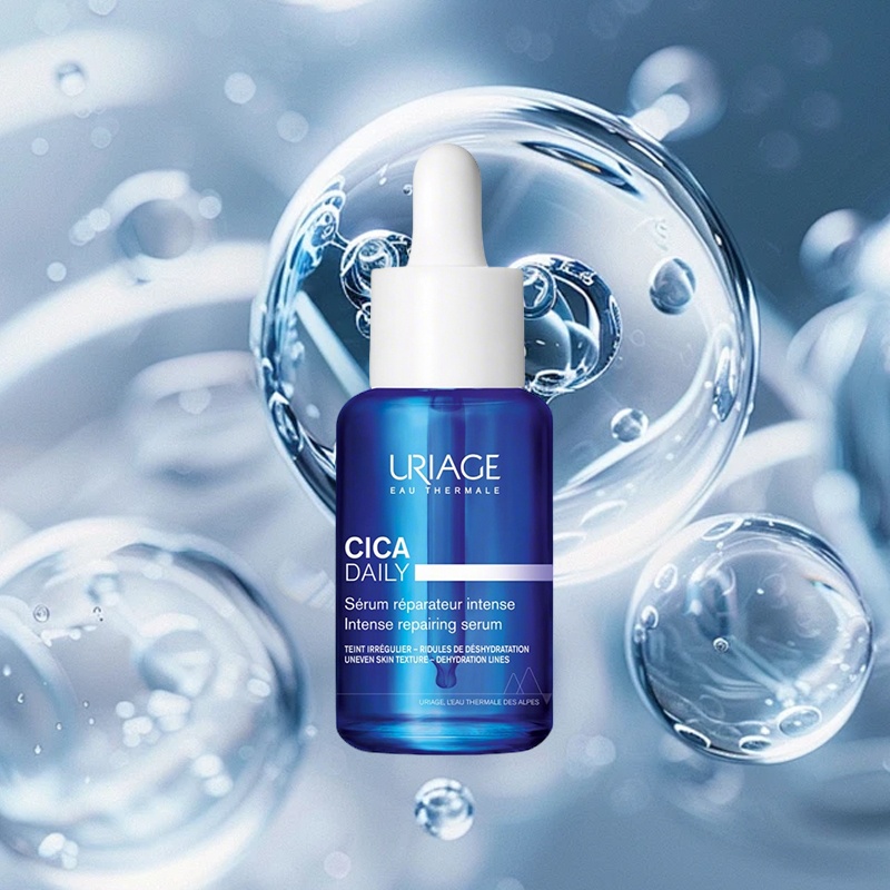 商品Uriage|Uriage依泉舒缓修复保湿精华30ml 修护敏感肌补水保湿蓝安瓶,价格¥290,第3张图片详细描述