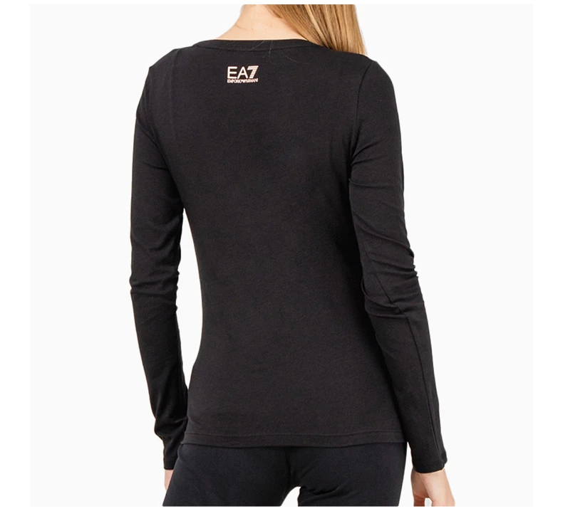 商品Emporio Armani|EMPORIO ARMANI 黑色女士T恤 6GTT20-J12Z-1200,价格¥559,第6张图片详细描述