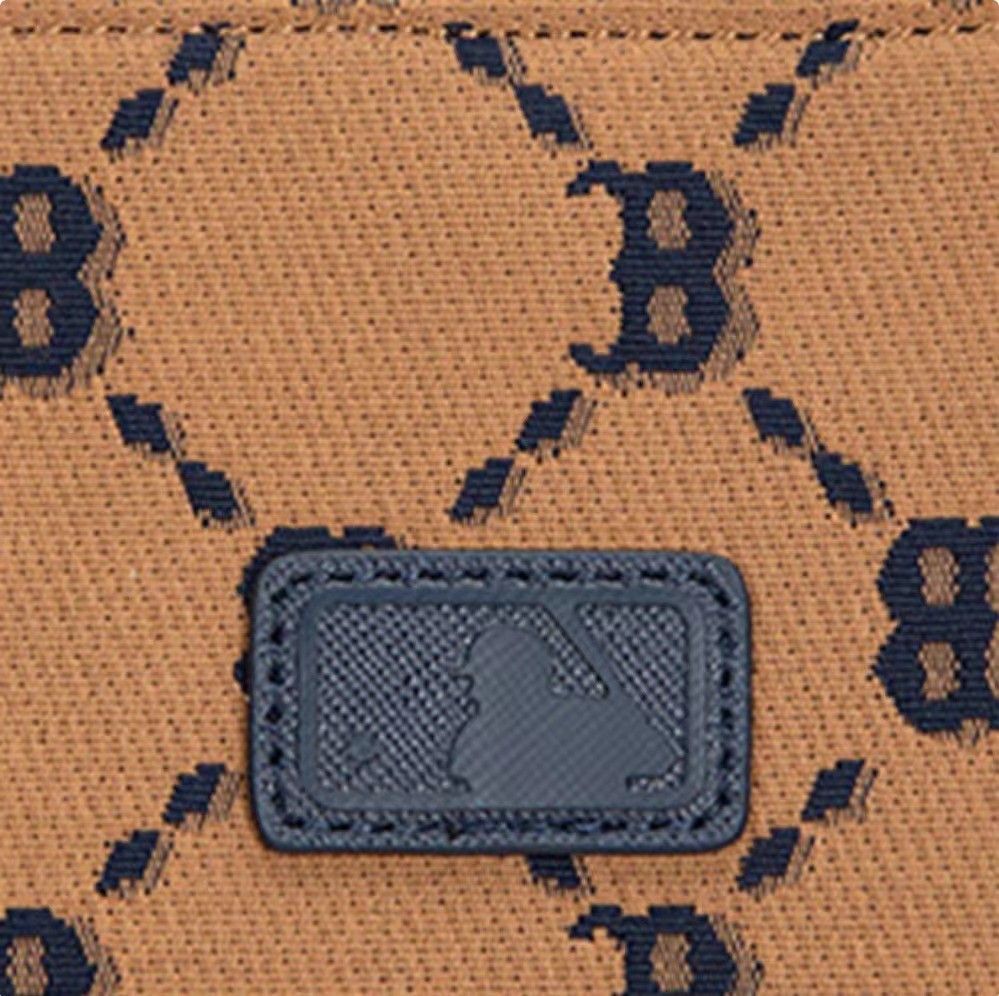 商品MLB|【享贝家】MLB 大LOGO复古老花撞色托特包 子母包手提包黄棕拼接色3AORM012N-43BGD-FREE,价格¥577,第7张图片详细描述