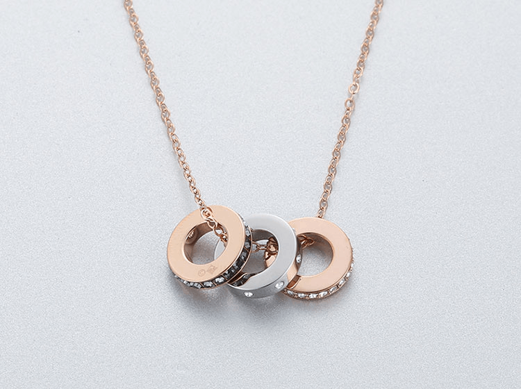 商品Swarovski|SWAROVSKI 施华洛世奇 三环转运珠男女情侣项链礼物 5353666 ,价格¥776,第5张图片详细描述