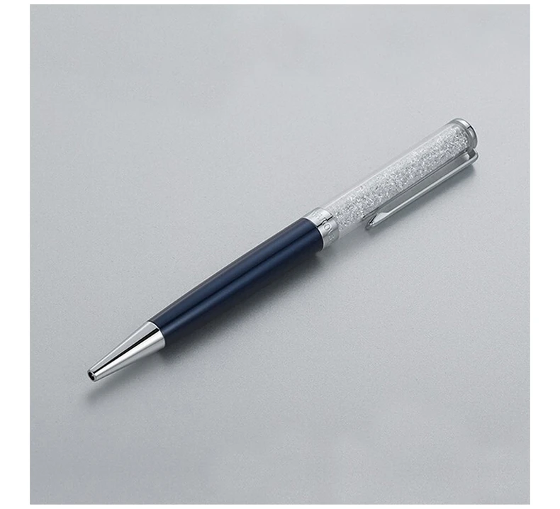 商品Swarovski|SWAROVSKI 男士深蓝色水晶圆珠笔 5351068,价格¥319,第5张图片详细描述