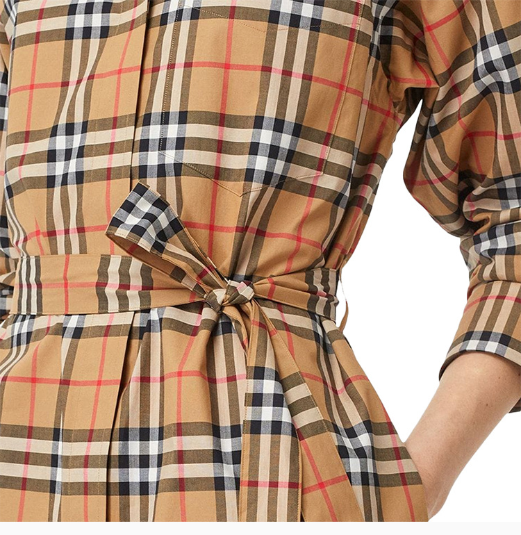 商品Burberry|Burberry格纹女士连衣裙 8013946,价格¥2879,第9张图片详细描述