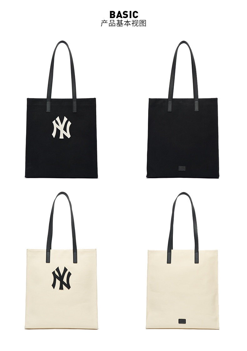 商品[国内直发] MLB|【官方防伪验证 国内发】MLB22春季新款 帆布包肩包休闲包 男女同款  3AORM022N,价格¥410,第9张图片详细描述