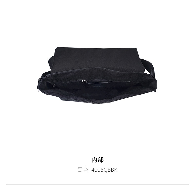 商品Coach|COACH 奥莱款中号男士皮质单肩斜挎包 4006QBBK,价格¥1906,第6张图片详细描述
