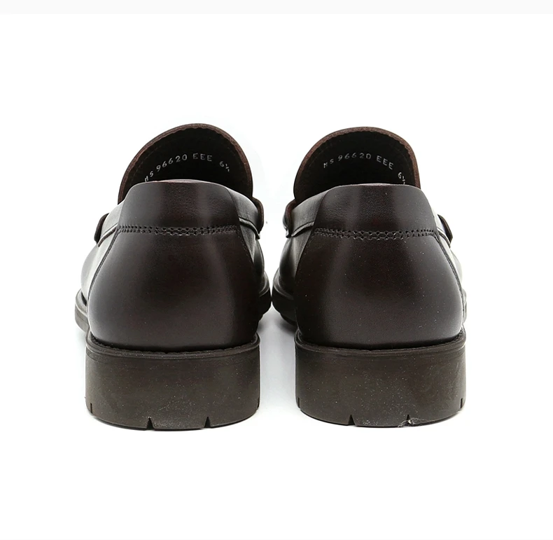 商品Salvatore Ferragamo|SALVATORE FERRAGAMO 男士棕色皮革乐福鞋 0390530,价格¥2402,第9张图片详细描述