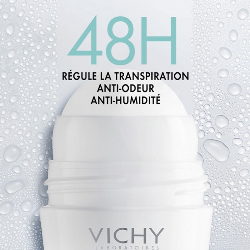 商品Vichy|薇姿清新除臭剂走珠 50ml 止汗清香 1-2瓶装,价格¥131,第3张图片详细描述