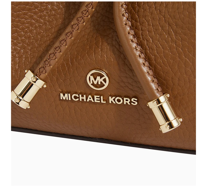 商品[国内直发] Michael Kors|Michael Kors 女士Phoebe系列棕色皮质小号单肩斜挎包 32H1G8PD0L-LUGGAGE,价格¥1930,第8张图片详细描述