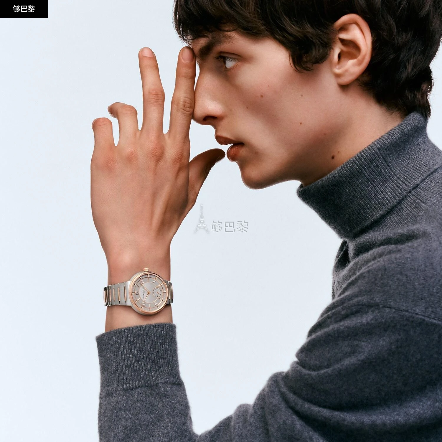 商品Louis Vuitton|【预售】 LV路易威登 24秋冬 男士 腕表 Montre Tambour, automatique, 40 mm, acier et or rose W1SP10,价格¥290163,第3张图片详细描述