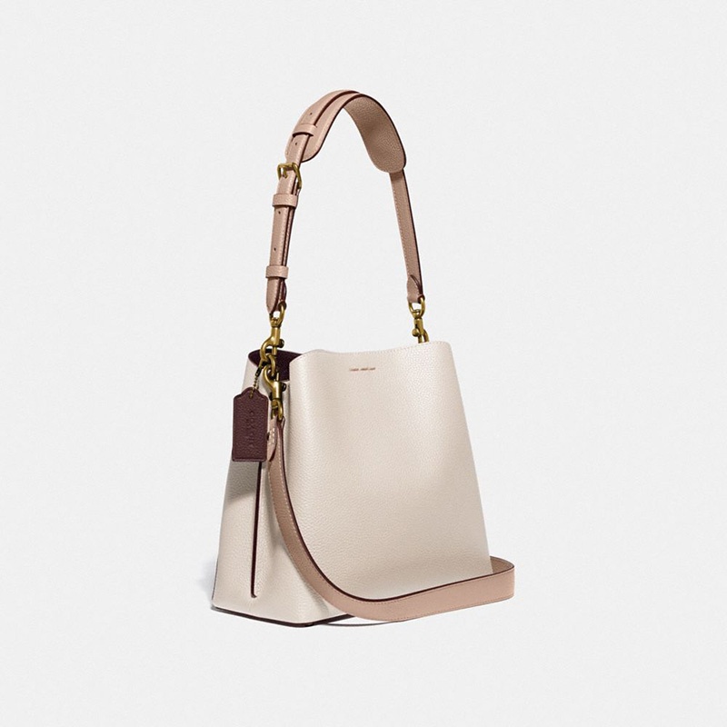 商品Coach|蔻驰女士单肩斜挎包桶包老花包（香港仓发货）,价格¥1989,第3张图片详细描述