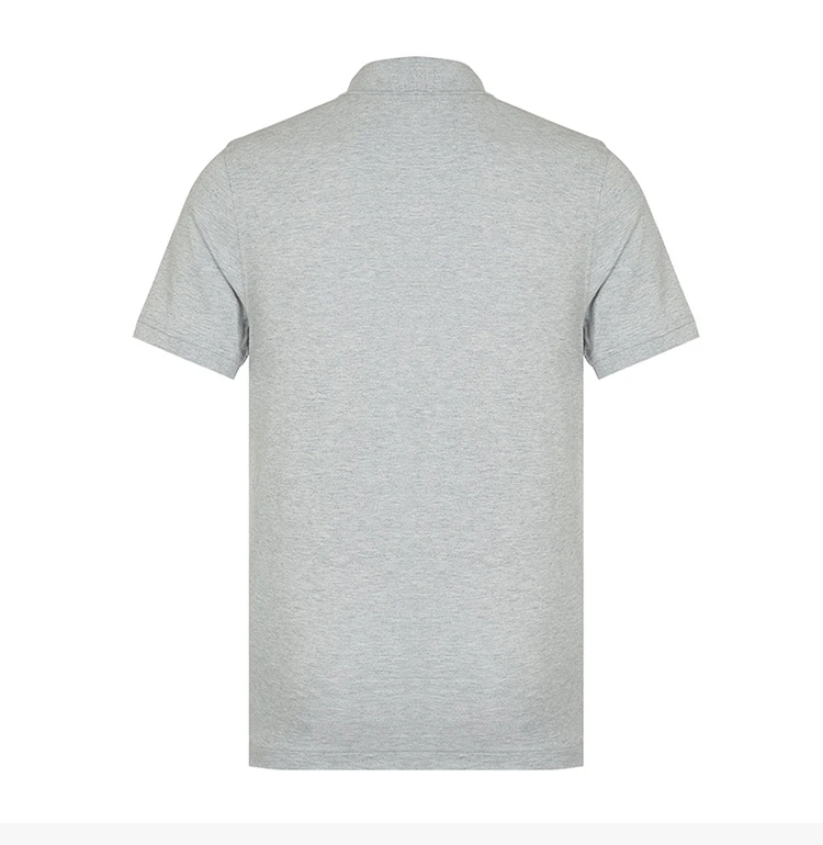 商品Burberry|Burberry OUTLETS 浅灰色男士POLO衫 4055120,价格¥1376,第5张图片详细描述