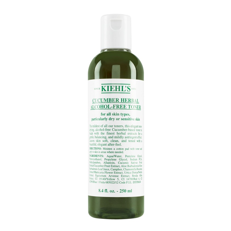 商品Kiehl's|科颜氏黄瓜植物精华爽肤水250-500ml,价格¥209,第2张图片详细描述