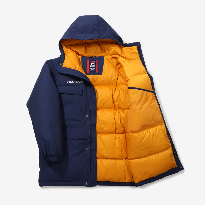 商品Fila|【享贝家】（国内发货）FILA斐乐 Explorer新款鹅绒工装保暖外套羽绒服藏 男女同款 蓝色/绿色 FS2DJD4E12XNAY  FS2DJD4E12XEGY  G-QD,价格¥683,第20张图片详细描述