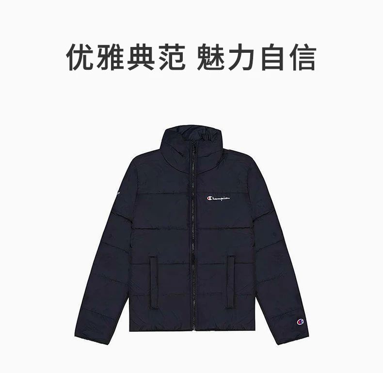 商品[国内直发] CHAMPION|CHAMPION 黑色女士棉服 J4669-586UHA-001,价格¥440,第1张图片详细描述