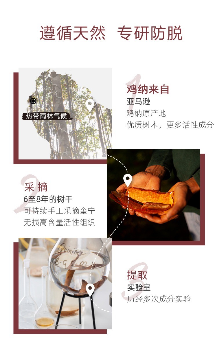 商品KLORANE|康如金鸡纳防脱三件套 洗发露400ml+护发素200ml+精华喷雾100ml,价格¥470,第17张图片详细描述