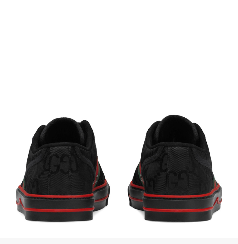 商品[国内直发] Gucci|GUCCI 黑色男士帆布鞋 628709-H9H70-1072,价格¥6002,第6张图片详细描述