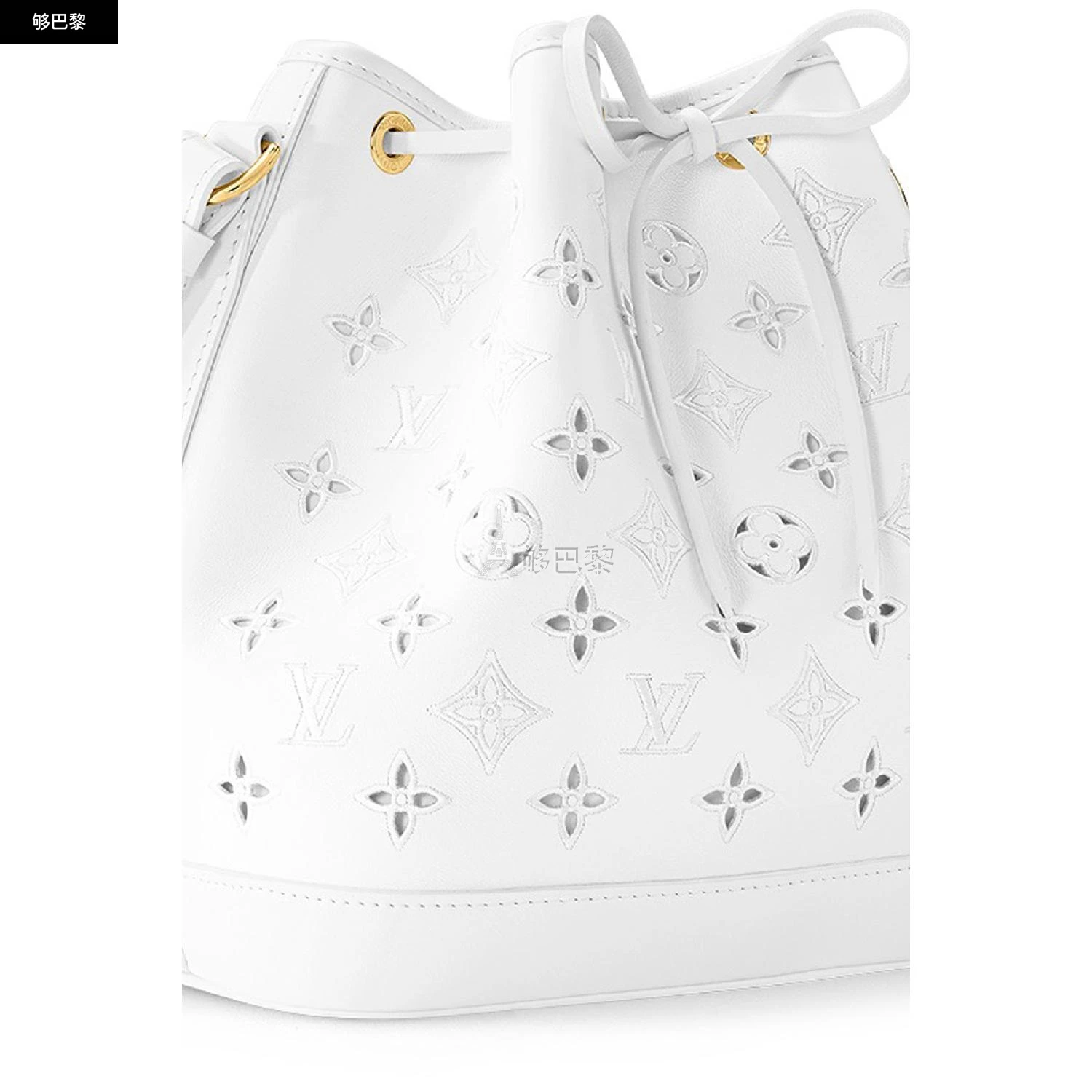 商品Louis Vuitton|包邮包税【预售7天发货】 LV路易威登 女士 单肩包 Petit Noé 手袋  M20740/BLANC LVU6P99GWHT,价格¥27621,第5张图片详细描述