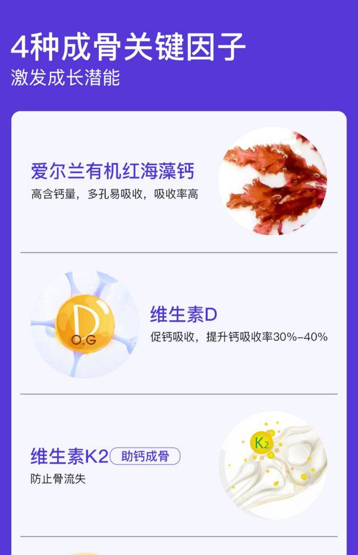商品[国内直发] Organic Garden|【科学营养 助力成长发育】新西兰赖氨酸生长素助长素儿童牛初乳青少年儿童成长胶囊90粒/瓶,价格¥371,第8张图片详细描述