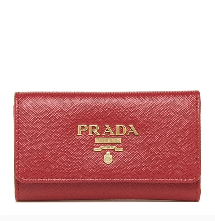商品Prada|PRADA 红色女士钥匙包 1PG004-QWA-F068Z,价格¥2190,第5张图片详细描述