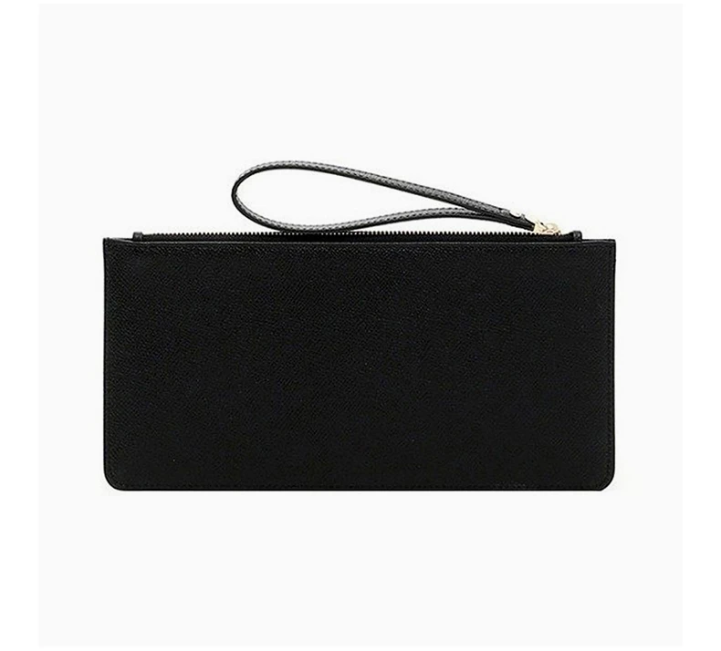 商品Salvatore Ferragamo|Salvatore Ferragamo 菲拉格慕 女士黑色拉链装饰手拿包 22-C905-674706,价格¥1308,第5张图片详细描述