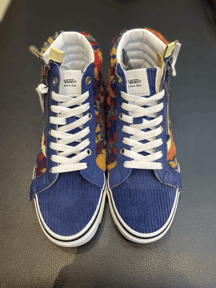 商品Vans|【韩国直邮|包邮包税】万斯[VANS] Sk8-Hi Reissue Cap # Multi Mix 男女共用鞋 #navy peony (VN0A3WM1ABG),价格¥407,第4张图片详细描述