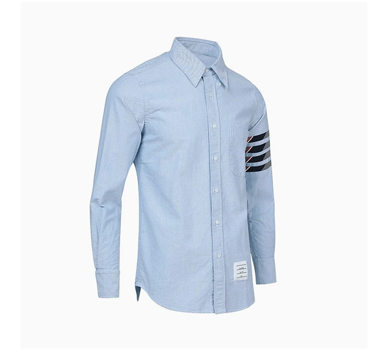 商品Thom Browne|THOM BROWNE 男士蓝色衬衫 MWL374C-06177-480,价格¥3183,第3张图片详细描述
