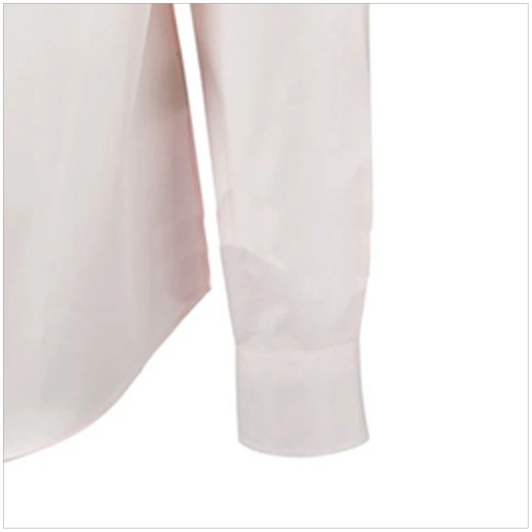 商品Burberry|Burberry 博柏利 男士浅粉色棉质长袖衬衫 3991156,价格¥1095,第35张图片详细描述