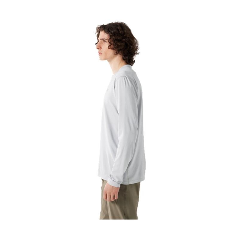 商品Arc'teryx|ARCTERYX始祖鸟 CORMAC CREW 男士长袖白色T恤,价格¥606,第3张图片详细描述