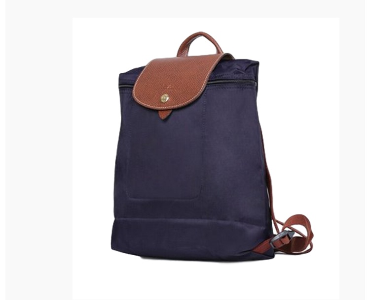 商品Longchamp|LongChamp珑骧 女款尼龙双肩包/折叠包 紫色L1699089645,价格¥503,第4张图片详细描述