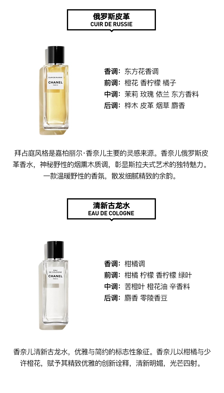 商品Chanel|Chanel香奈儿「珍藏系列 」女士香水 EDP浓香水中性香水75-200ml,价格¥1858,第7张图片详细描述