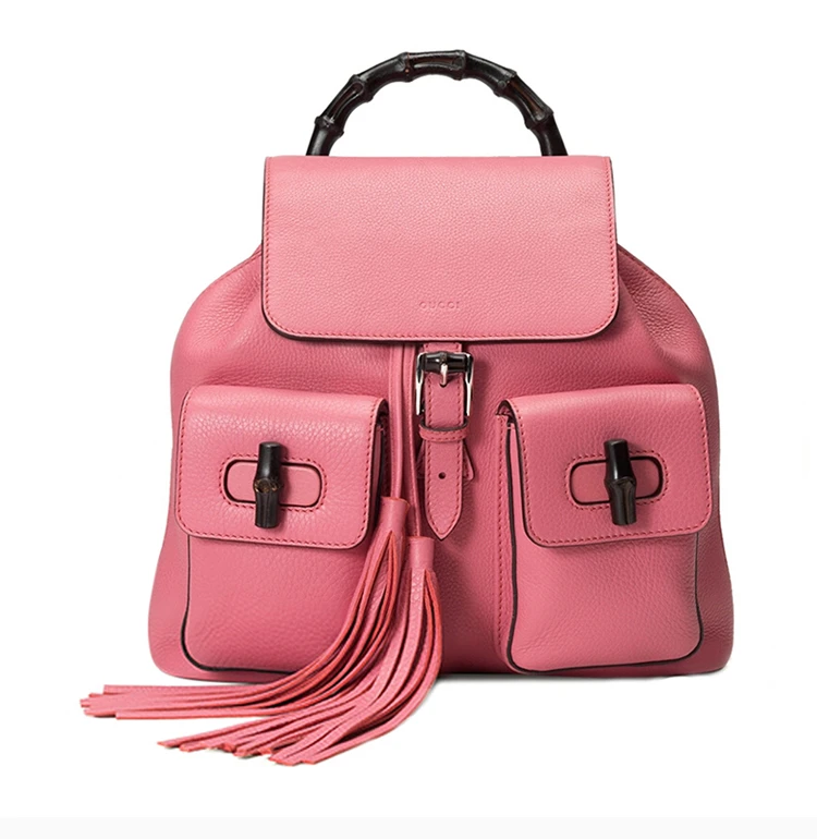 商品[国内直发] Gucci|GUCCI 粉色女士双肩包 370833-A7M0N-5528,价格¥18202,第4张图片详细描述