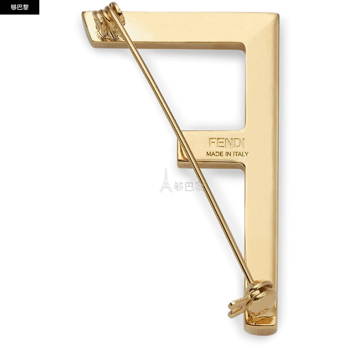 商品Fendi|包邮包税【预售7天发货】 FENDI芬迪 女士 胸针 Fendi First胸针  FEN4T65GGOL,价格¥3502,第6张图片详细描述