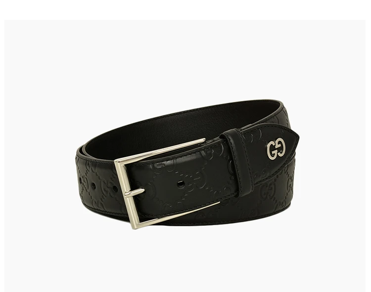商品Gucci|GUCCI 黑色男士腰带 474311-CWC1N-1000,价格¥2731,第6张图片详细描述