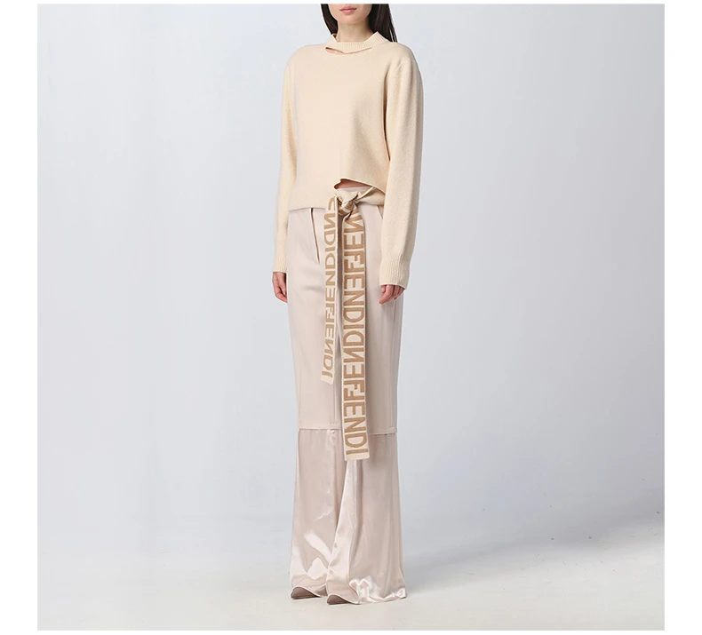 商品[国内直发] Fendi|FENDI 米色女士针织衫/毛衣 FZX969-ANJJ-F084J,价格¥6978,第7张图片详细描述
