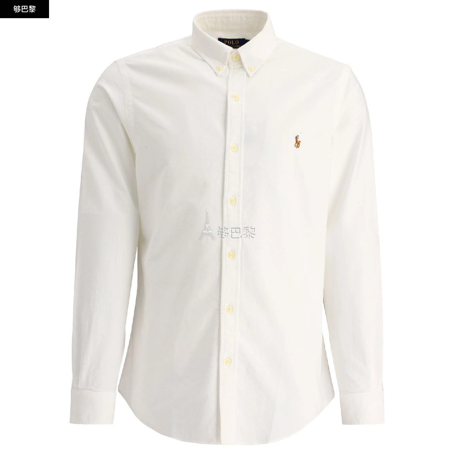 商品Ralph Lauren|【特惠6.9折】包邮包税【预售7天发货】 RALPH LAUREN 23秋冬 男士 长袖衬衫 衬衫 2286671 710792041001WHITE-0 ,价格¥1132,第4张图片详细描述