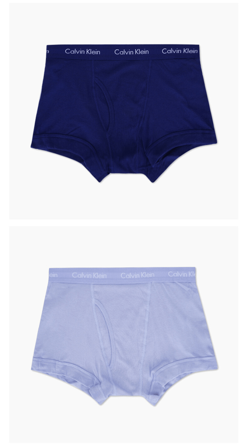 商品Calvin Klein|Calvin Klein 五条装男士内裤黑色+灰色+浅紫色+蓝色+红色 NB2311-905-M,价格¥356,第6张图片详细描述