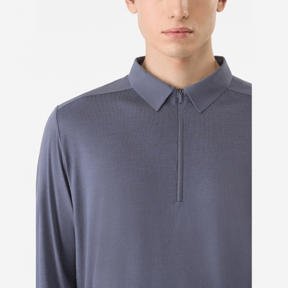 商品Arc'teryx|【Brilliant|包邮包税】始祖鸟 FRAME LS POLO[FW22] Frame LS Polo 男士 VTMFMX5649,价格¥2414,第20张图片详细描述