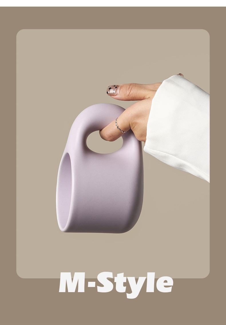 商品[国内直发] YeeCollene|北欧ins风马克杯高颜值创意可爱情侣水杯陶瓷咖啡杯胖胖杯,价格¥149,第9张图片详细描述