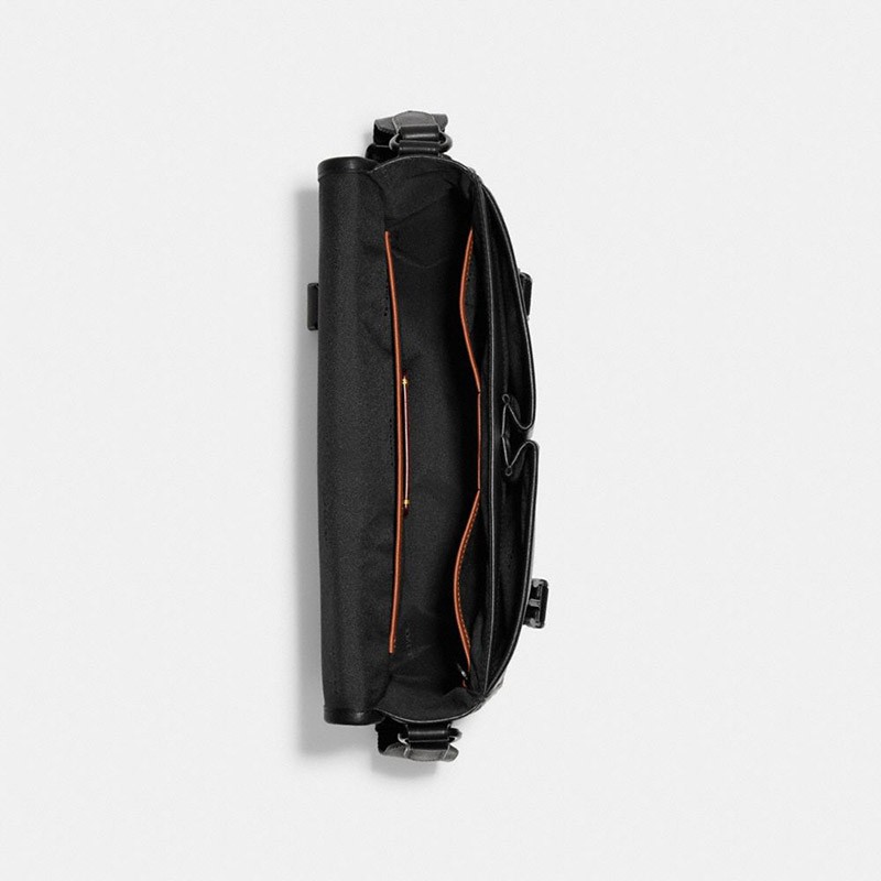商品[国内直发] Coach|蔻驰（COACH）男士黑色单肩斜挎包C9157 BLK,价格¥2971,第5张图片详细描述