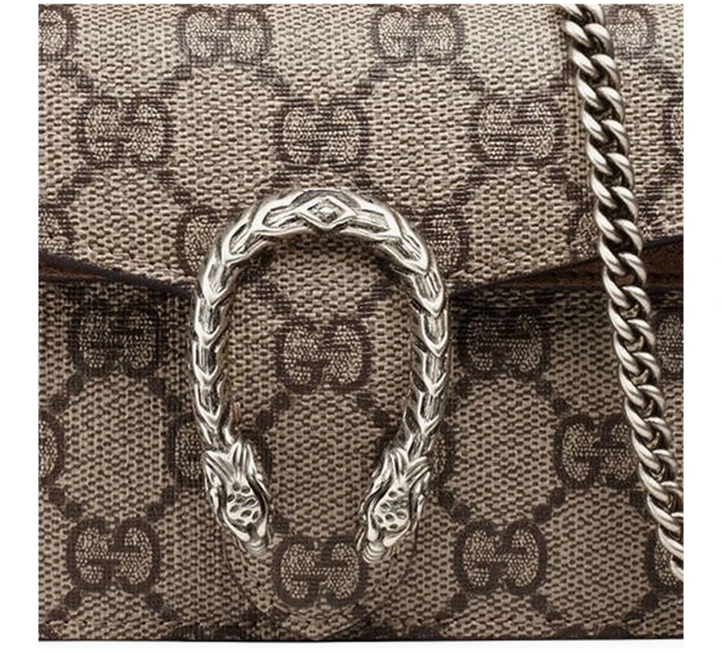 商品[国内直发] Gucci|GUCCI 褐色女士斜挎包 476432-KHNRN-8642,价格¥8322,第5张图片详细描述